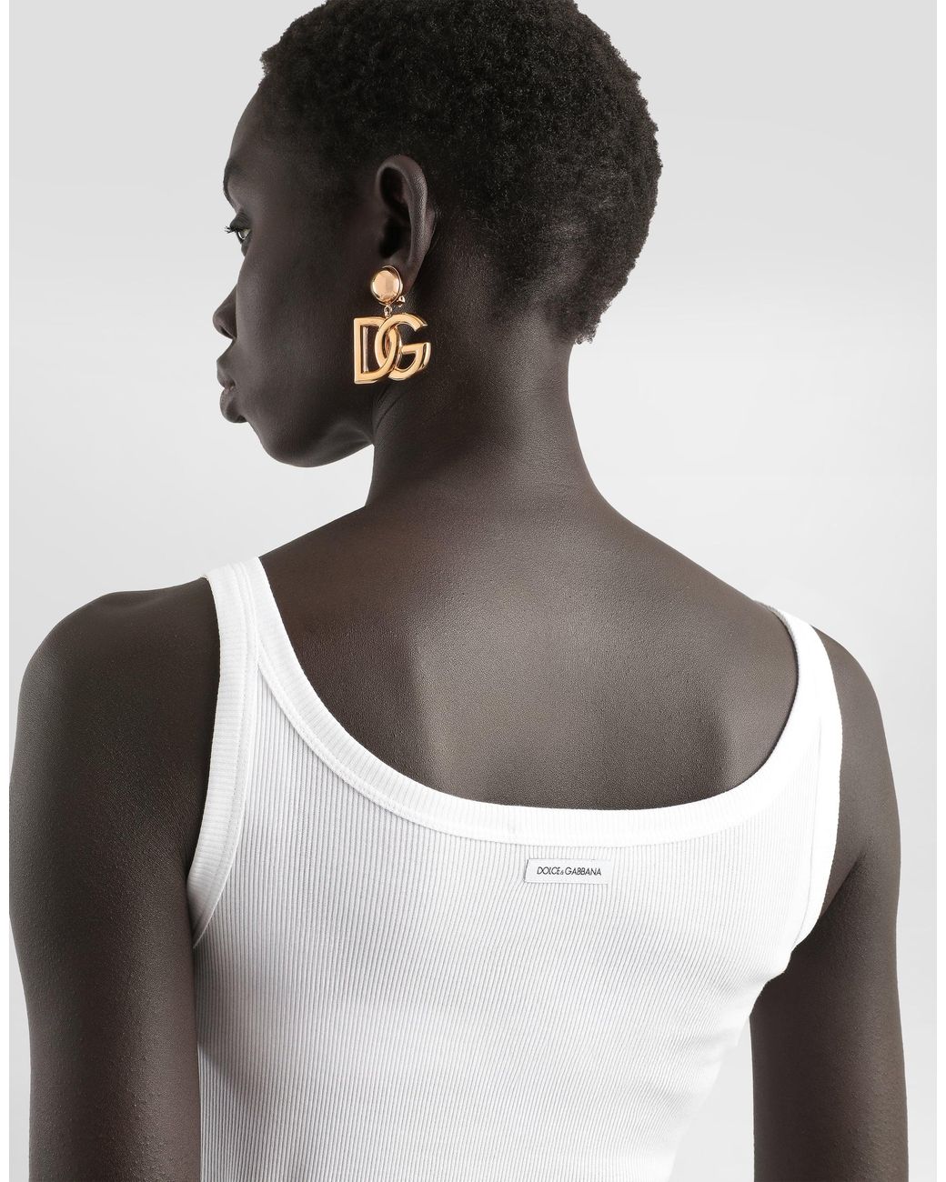 Dolce & Gabbana White Canotta