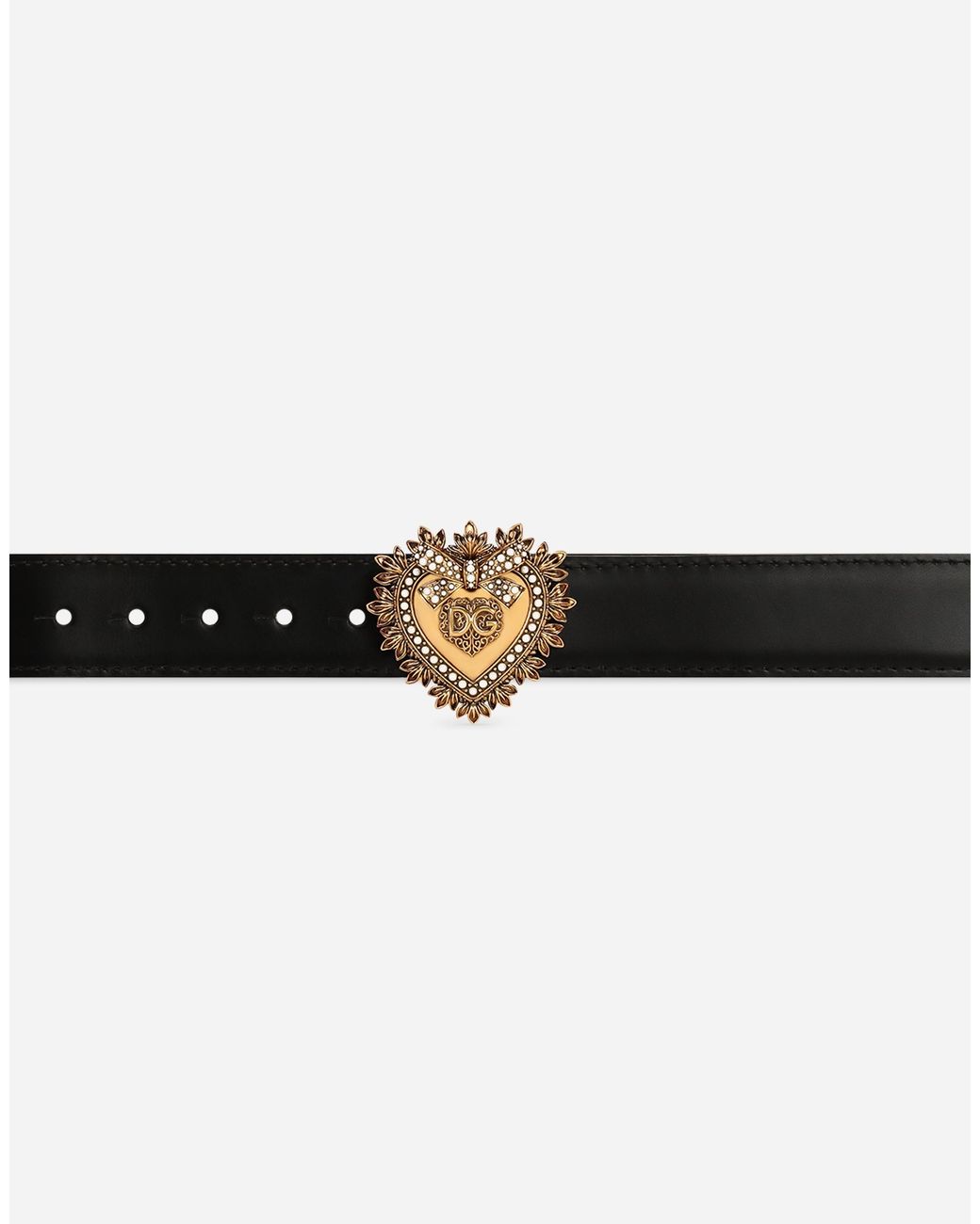 Dolce & Gabbana Black Devotion Belt
