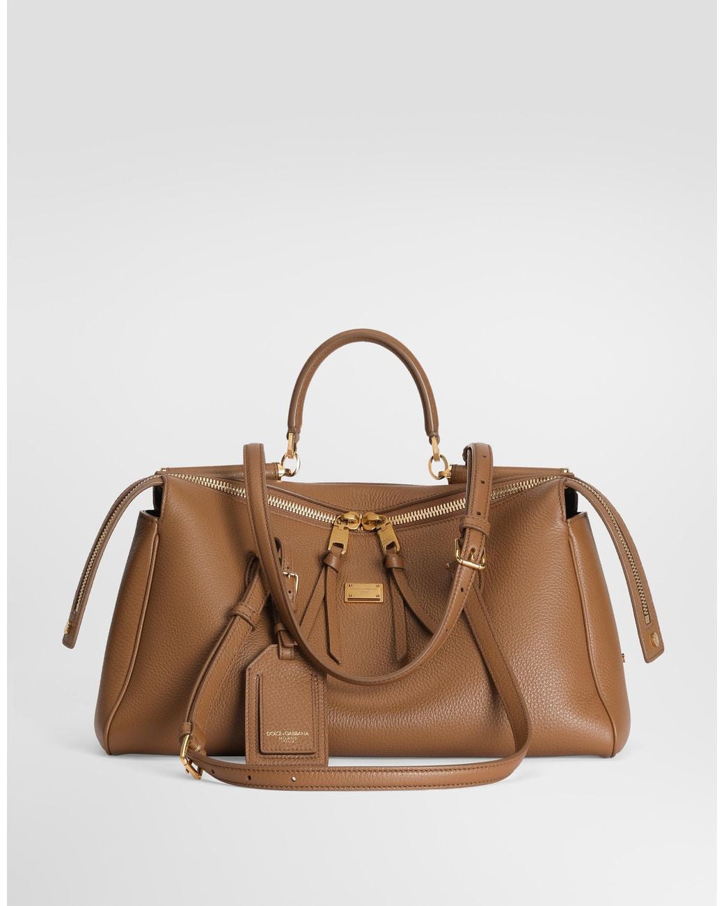 Dolce & Gabbana Brown Medium Vittoria Handbag