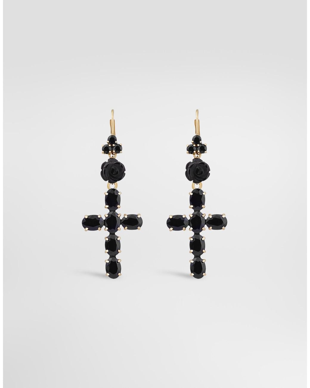 Dolce & Gabbana Multicolor Devotion Earrings 18 Carat, Diamonds And Pearls