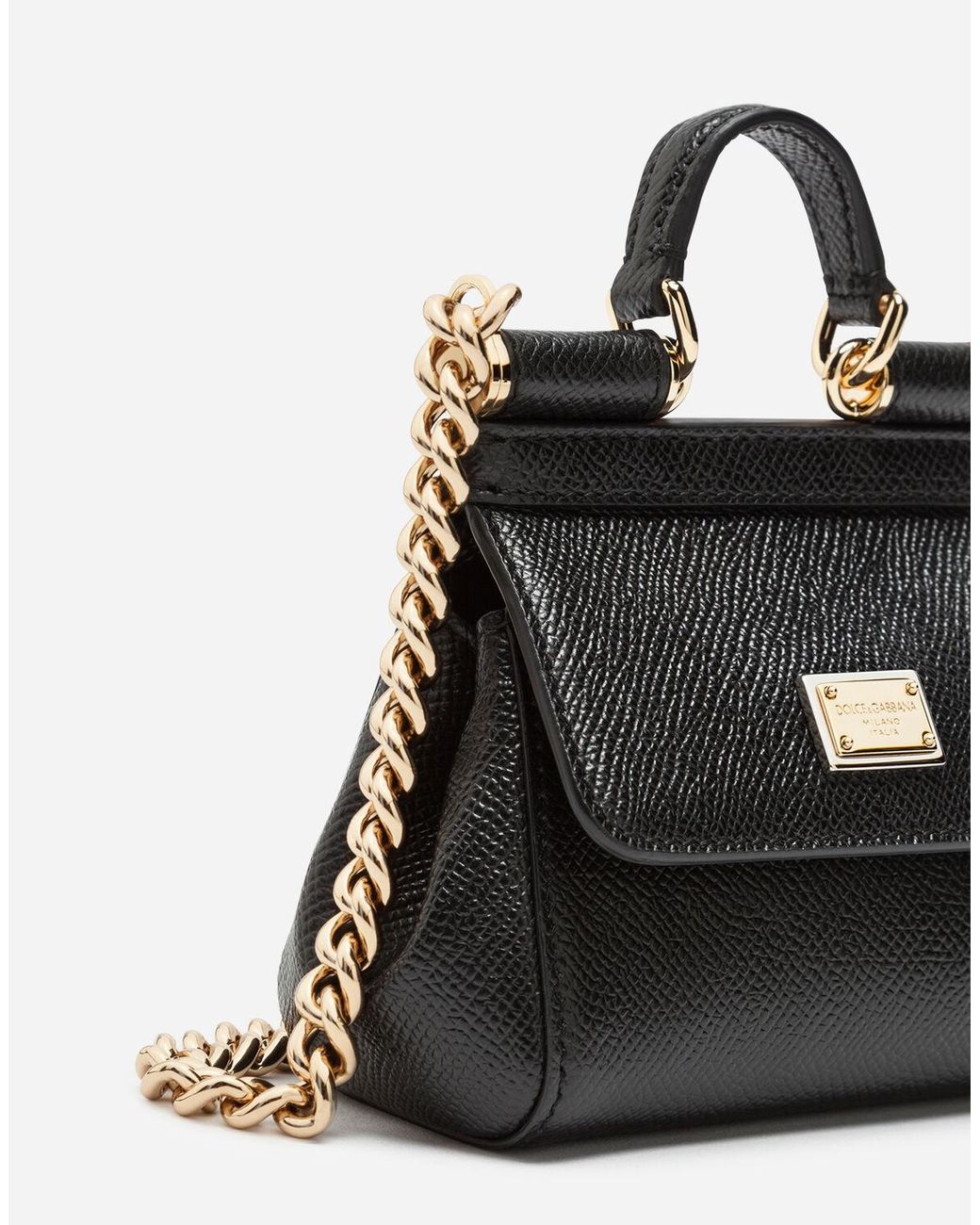 Dolce \u0026 Gabbana Leather Sicily Handbag 