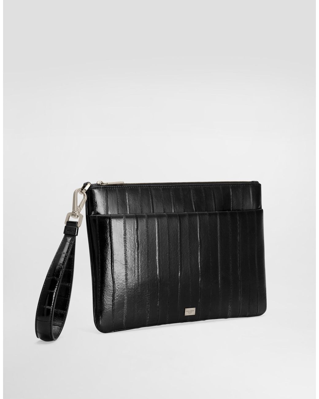 Dolce & Gabbana Black Eel Skin Necessaire for men
