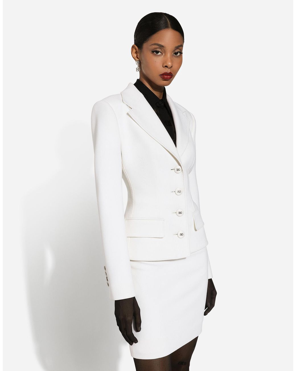 Dolce & Gabbana White Giacca