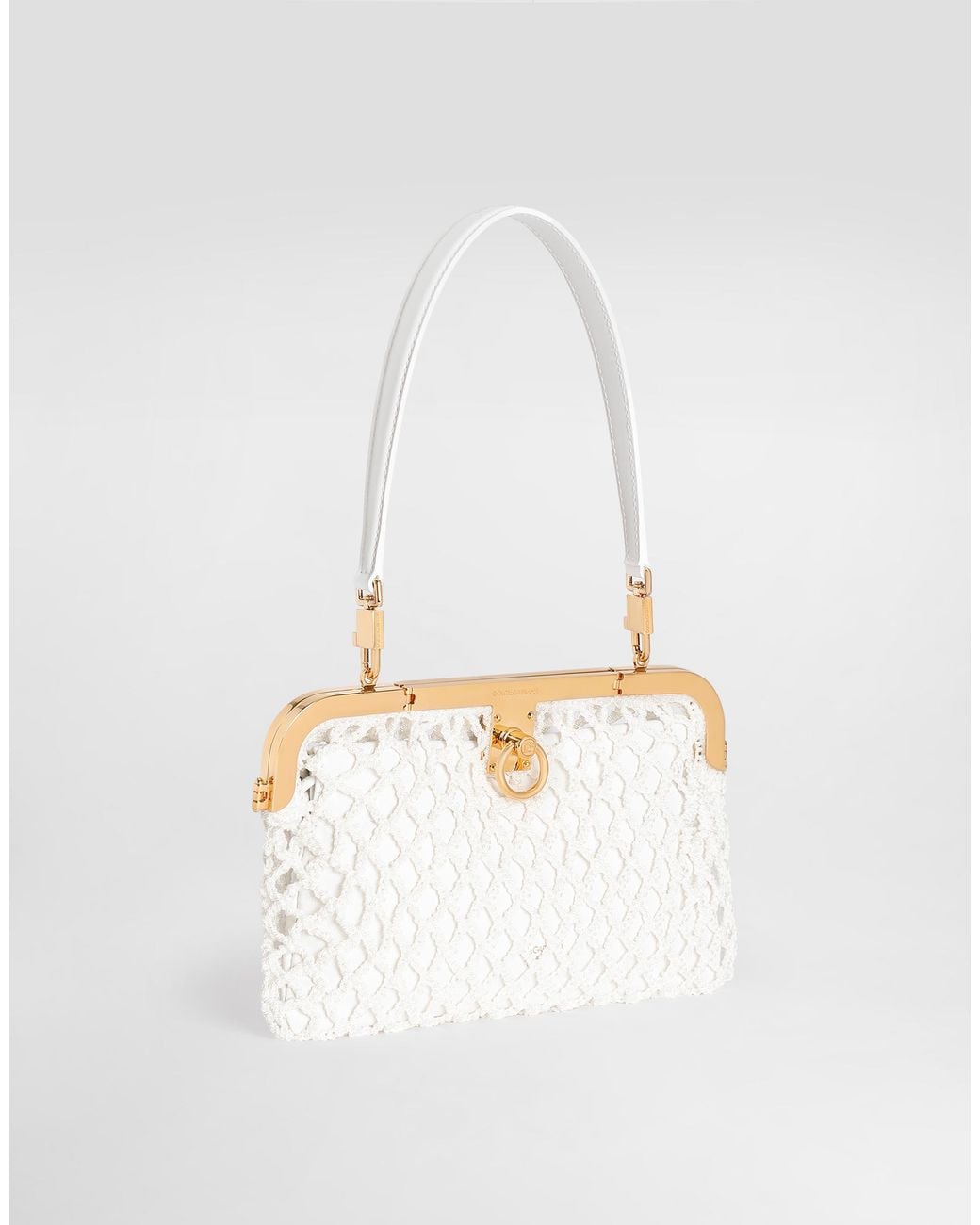 Dolce & Gabbana White Amanda Handbag
