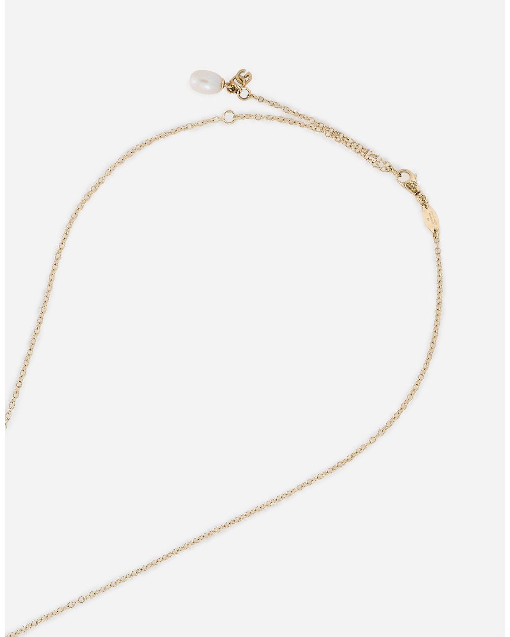 Dolce & Gabbana White Pendant 18-Carat And Multicolored Gems