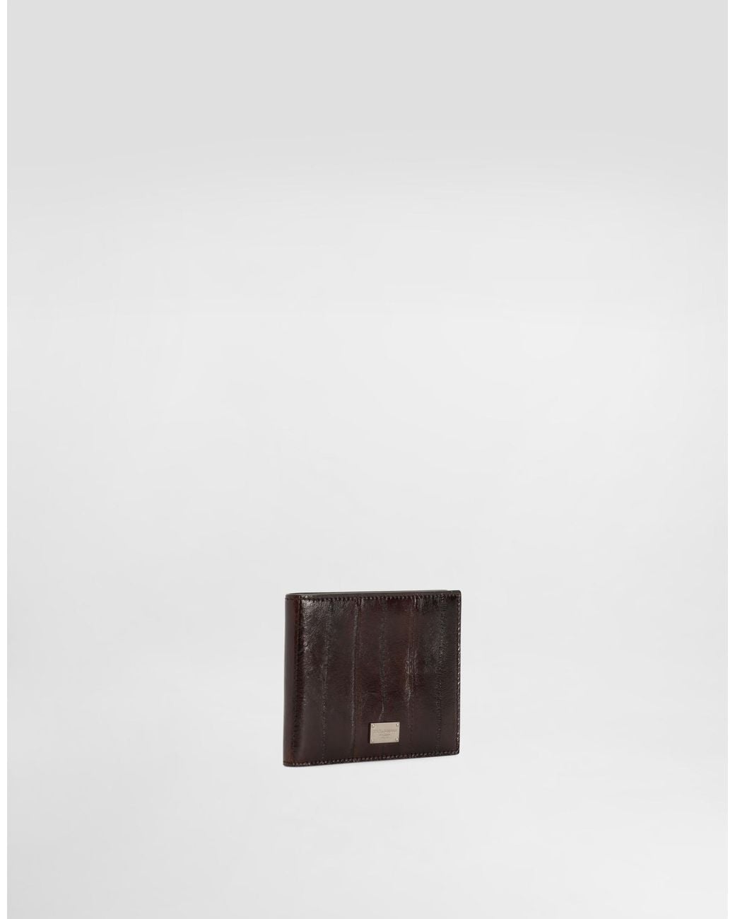 Dolce & Gabbana White Eel Leather Wallet for men