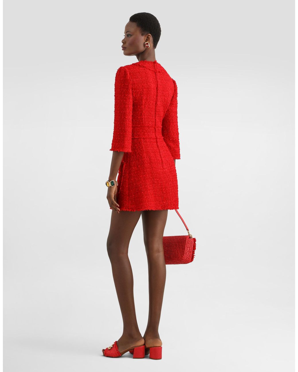 Dolce & Gabbana Red Short Dress