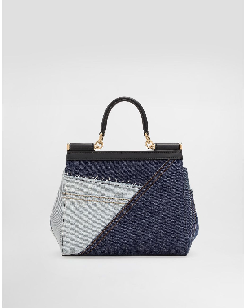 Dolce & Gabbana Blue Small Sicily Bag