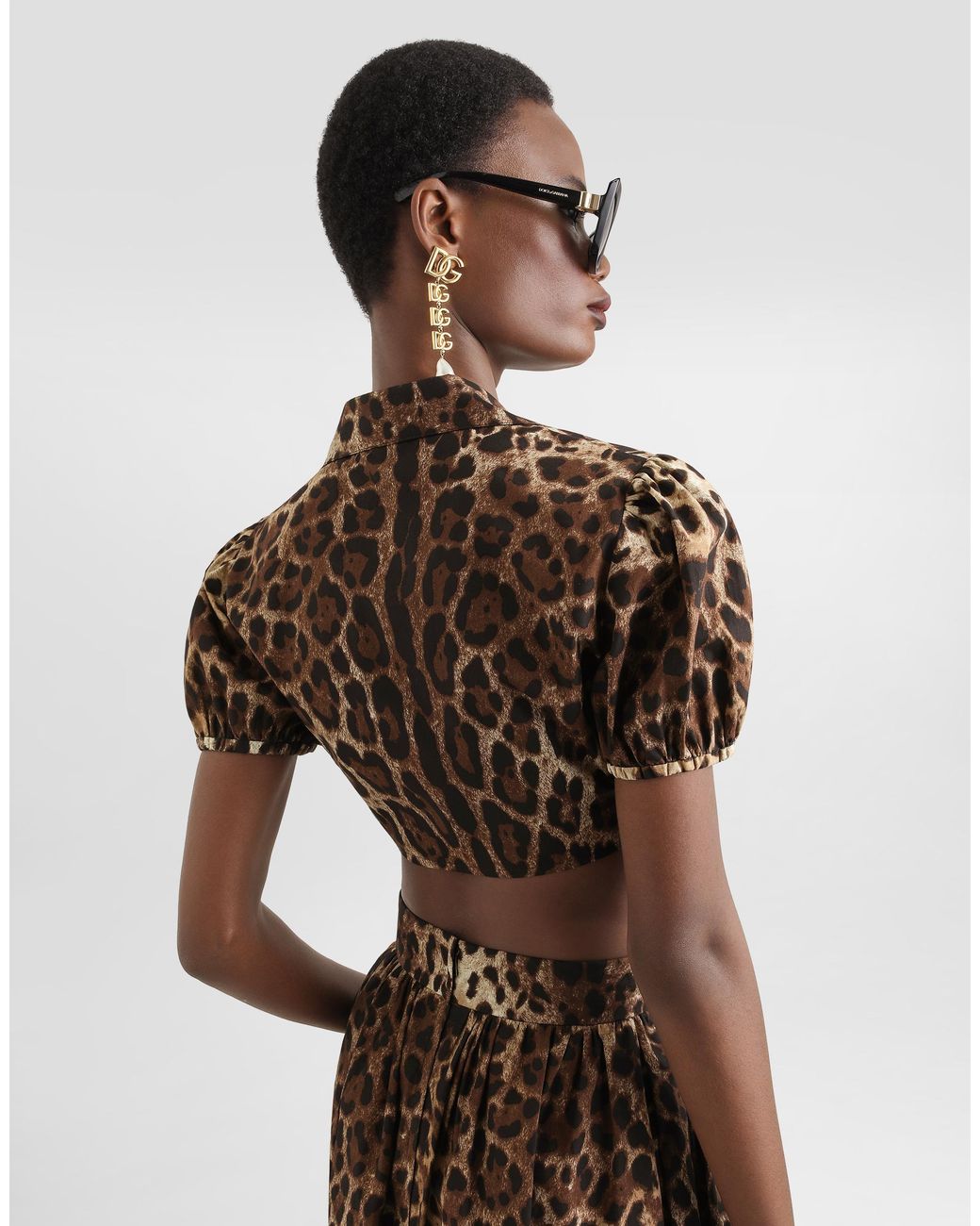 Dolce & Gabbana White Leo- Poplin Shirt
