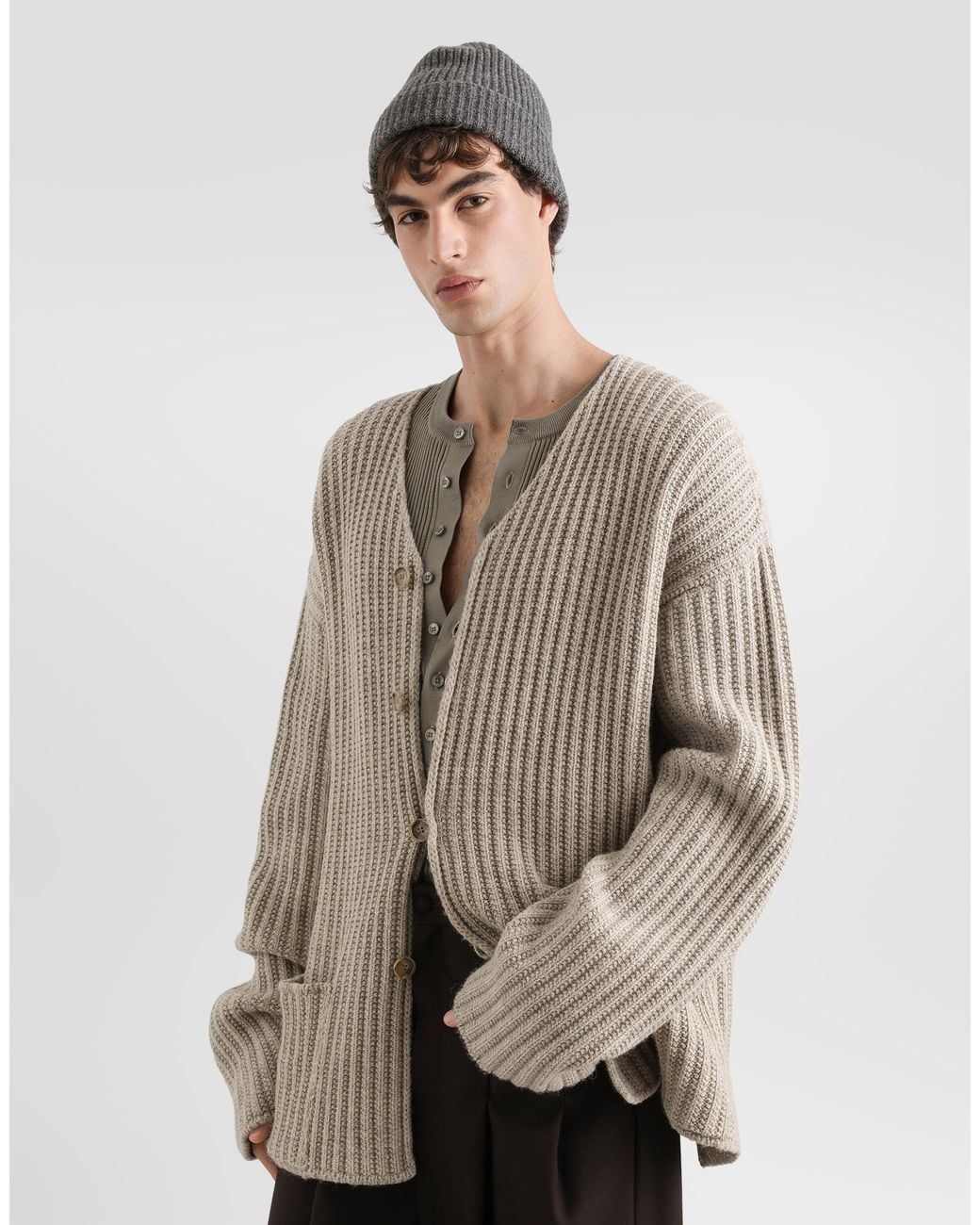 Dolce & Gabbana Gray Serafino M/C for men