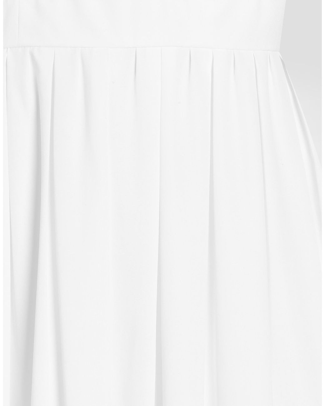 Dolce & Gabbana White Short Poplin Dress