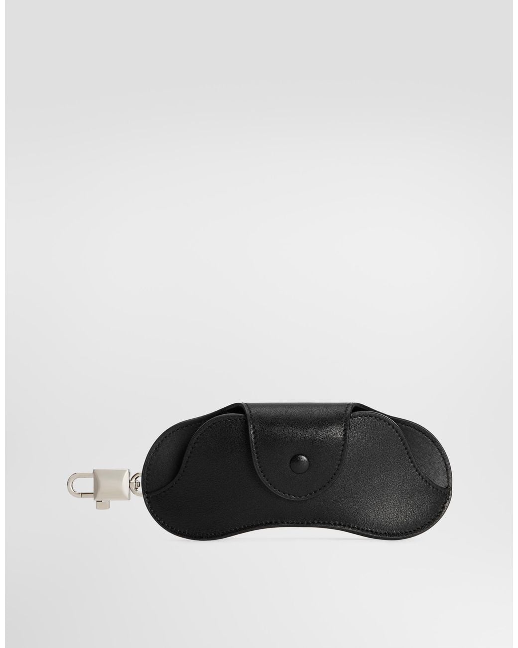 Dolce & Gabbana Black Calfskin Eyewear Case for men
