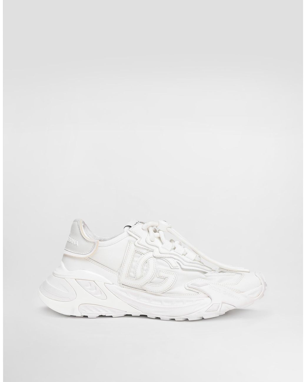 Dolce & Gabbana White Sports Shoes 'Day Faster'