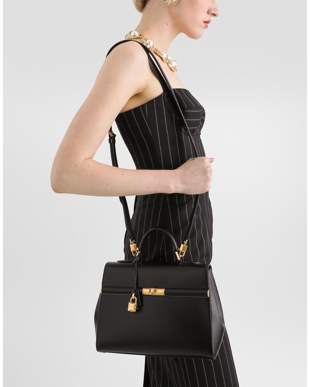 Dolce & Gabbana Black Marlene Handbag