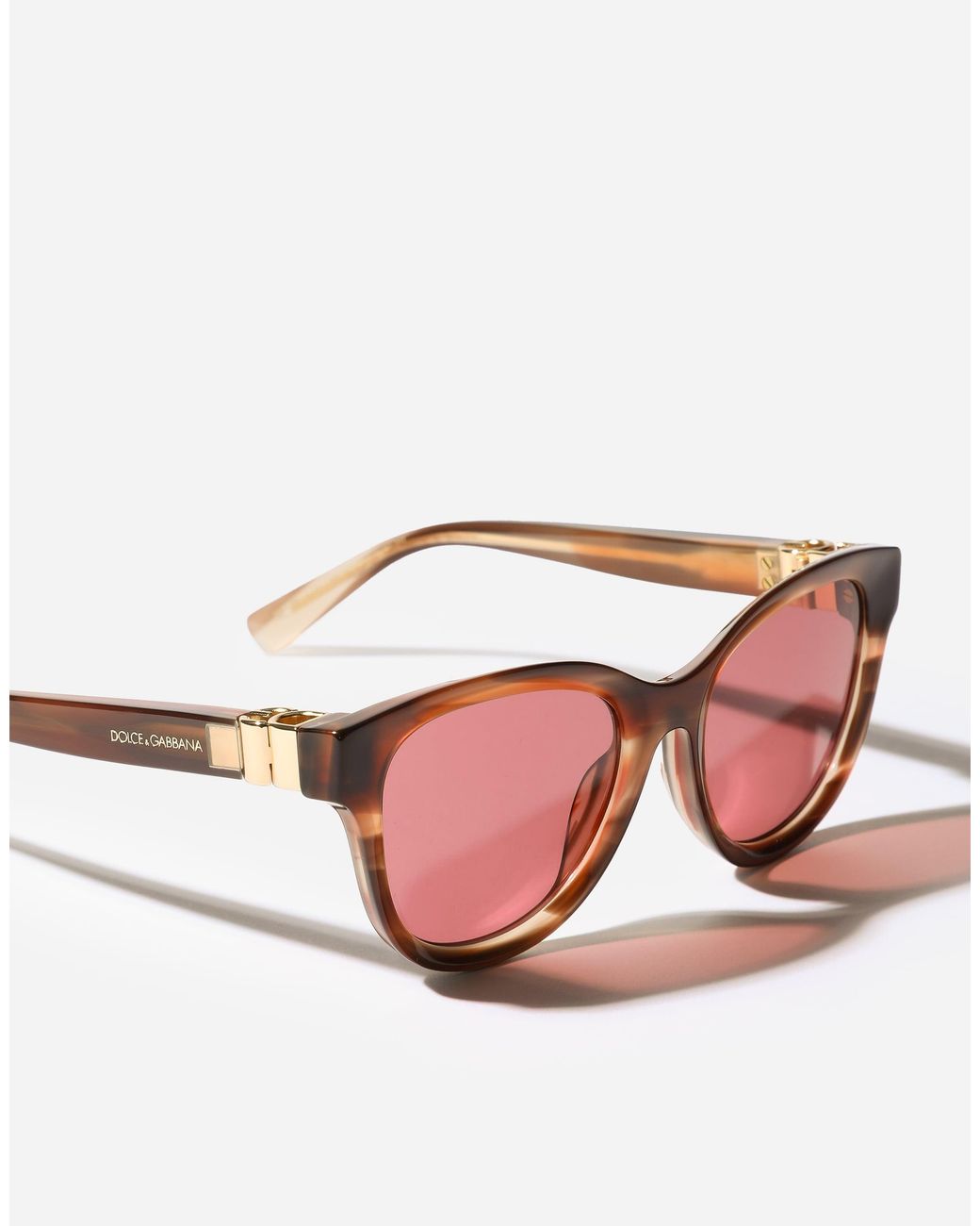 Dolce & Gabbana Pink Dg Hinge Sunglasses