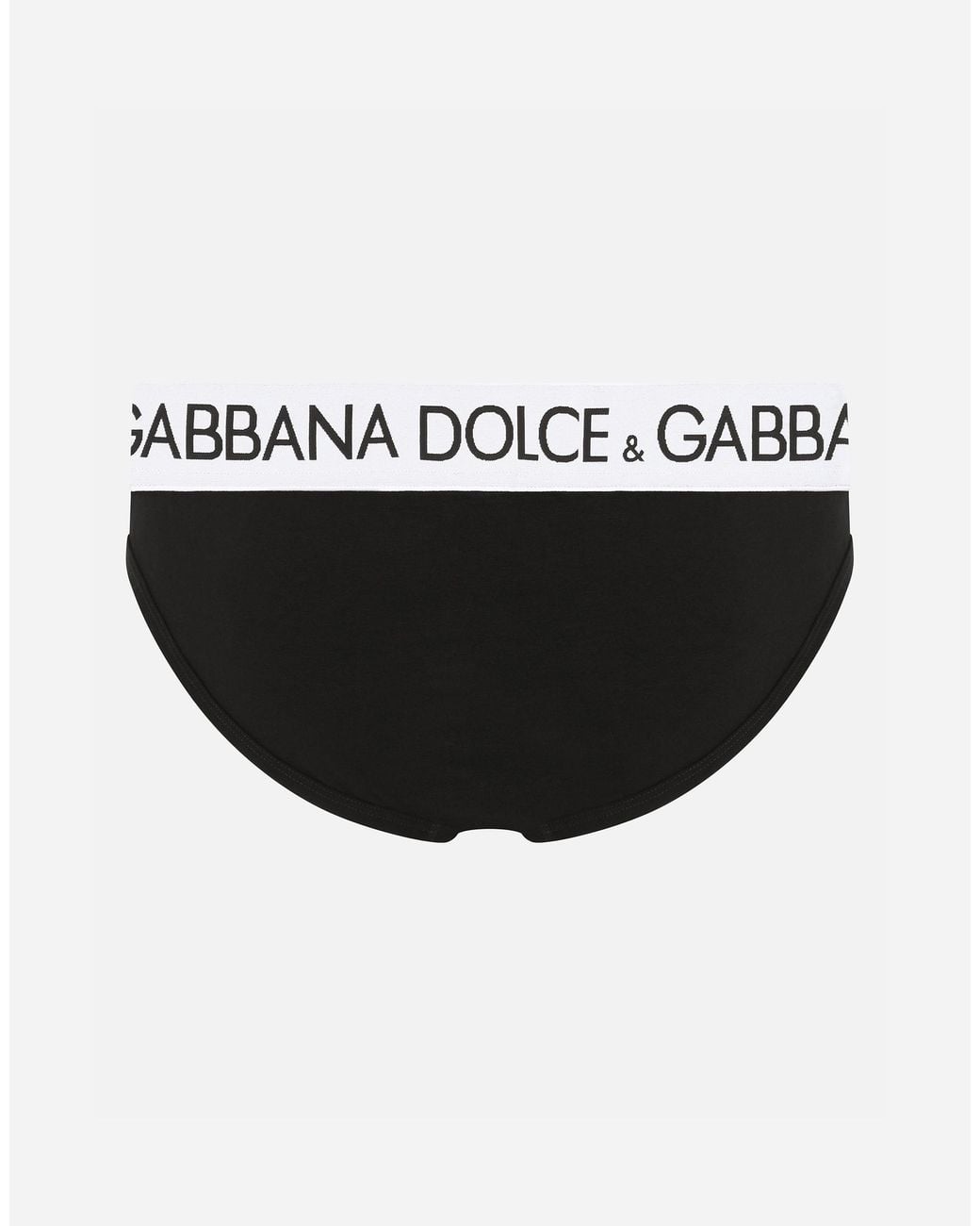 Dolce & Gabbana Black Mid-Rise Briefs for men