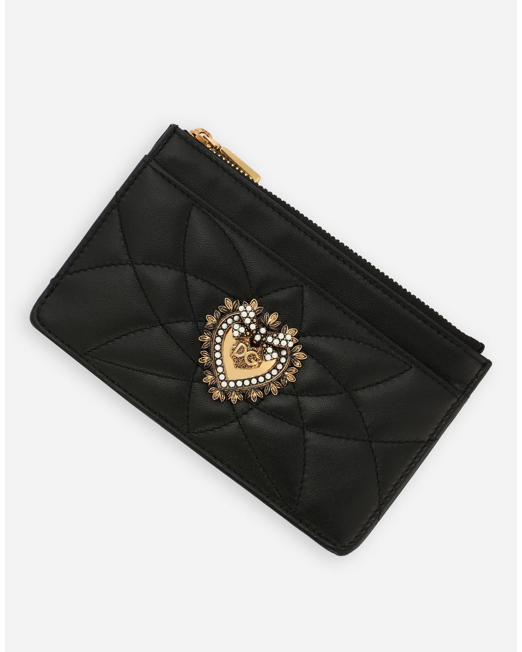Dolce & Gabbana Black Medium Devotion Card Holder