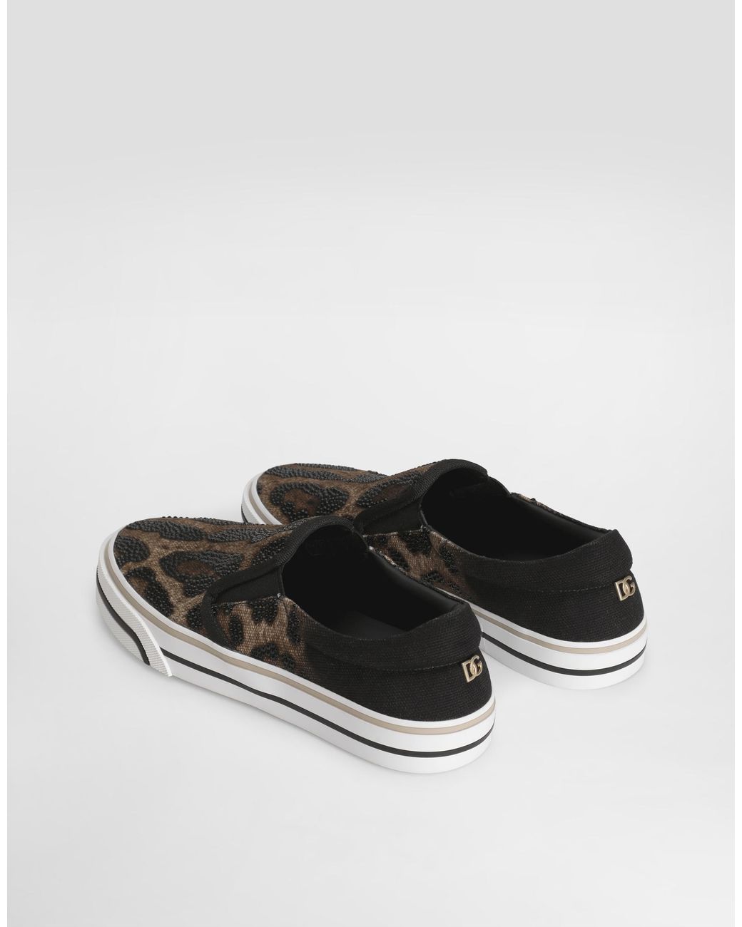 Dolce & Gabbana White Dg Sailing Sneakers