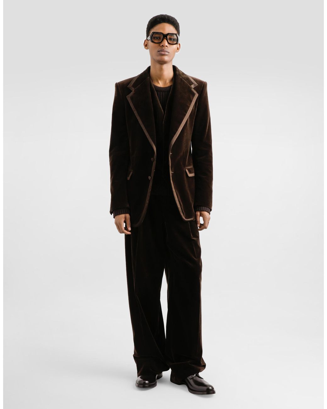 Dolce & Gabbana Black Single-Breasted Jacket for men