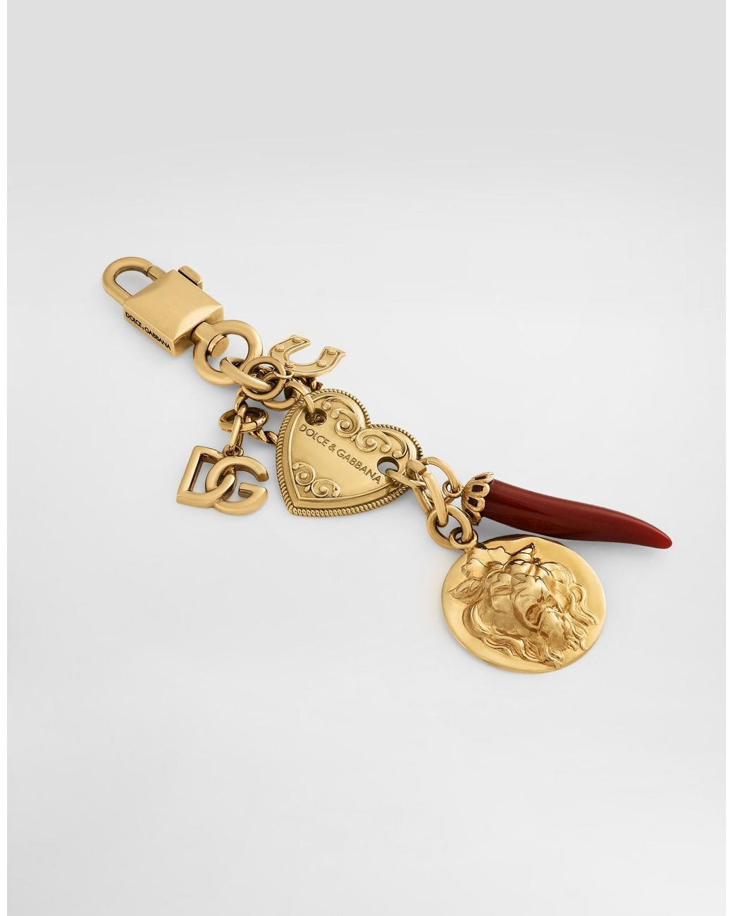 Dolce & Gabbana Metallic Devotion Keychain