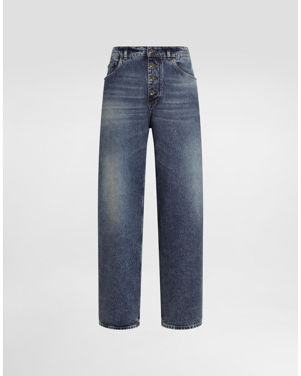 Dolce & Gabbana Blue Denim Trousers for men