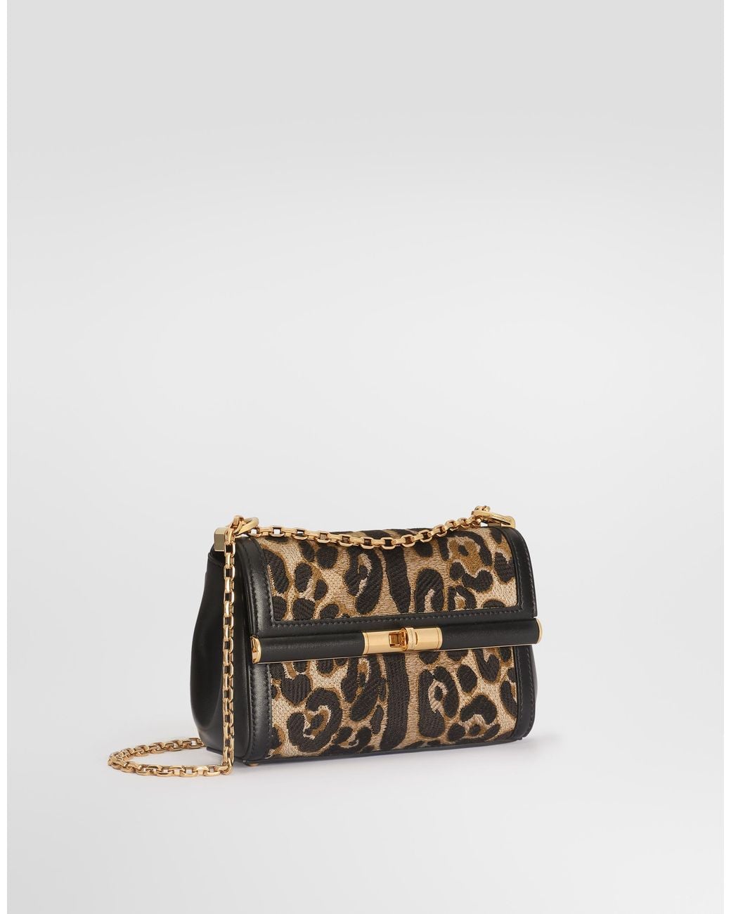Dolce & Gabbana White Marlene City Mini Bag With Thread Embroidery
