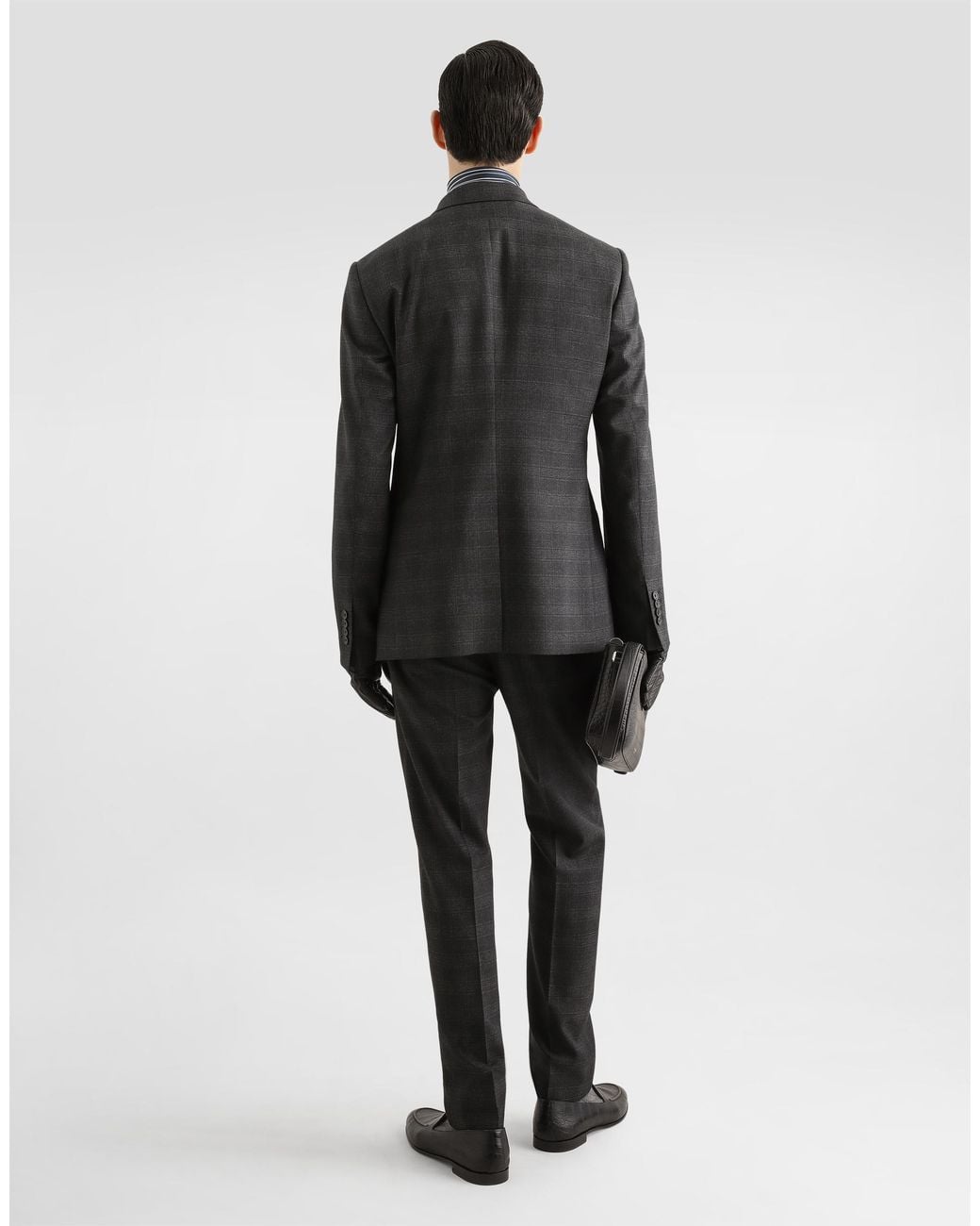 Dolce & Gabbana Black Martini Light Double-Breasted Suit for men