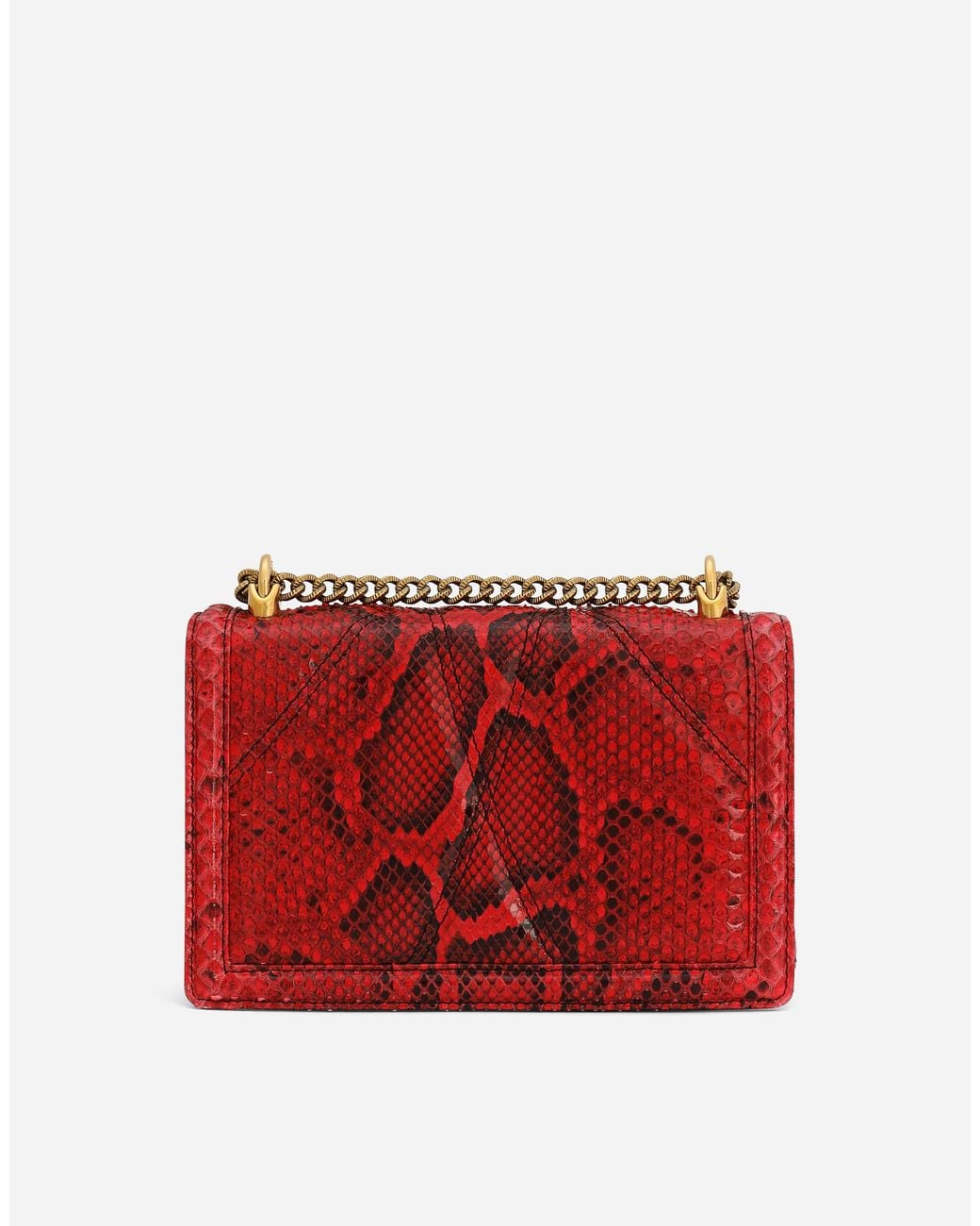 Dolce & Gabbana Red Medium Devotion Shoulder Bag