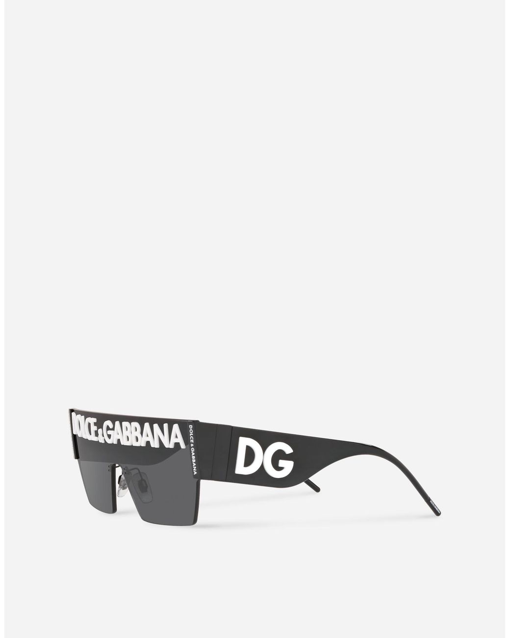 Dolce & Gabbana Gray Dg Logo Sunglasses for men