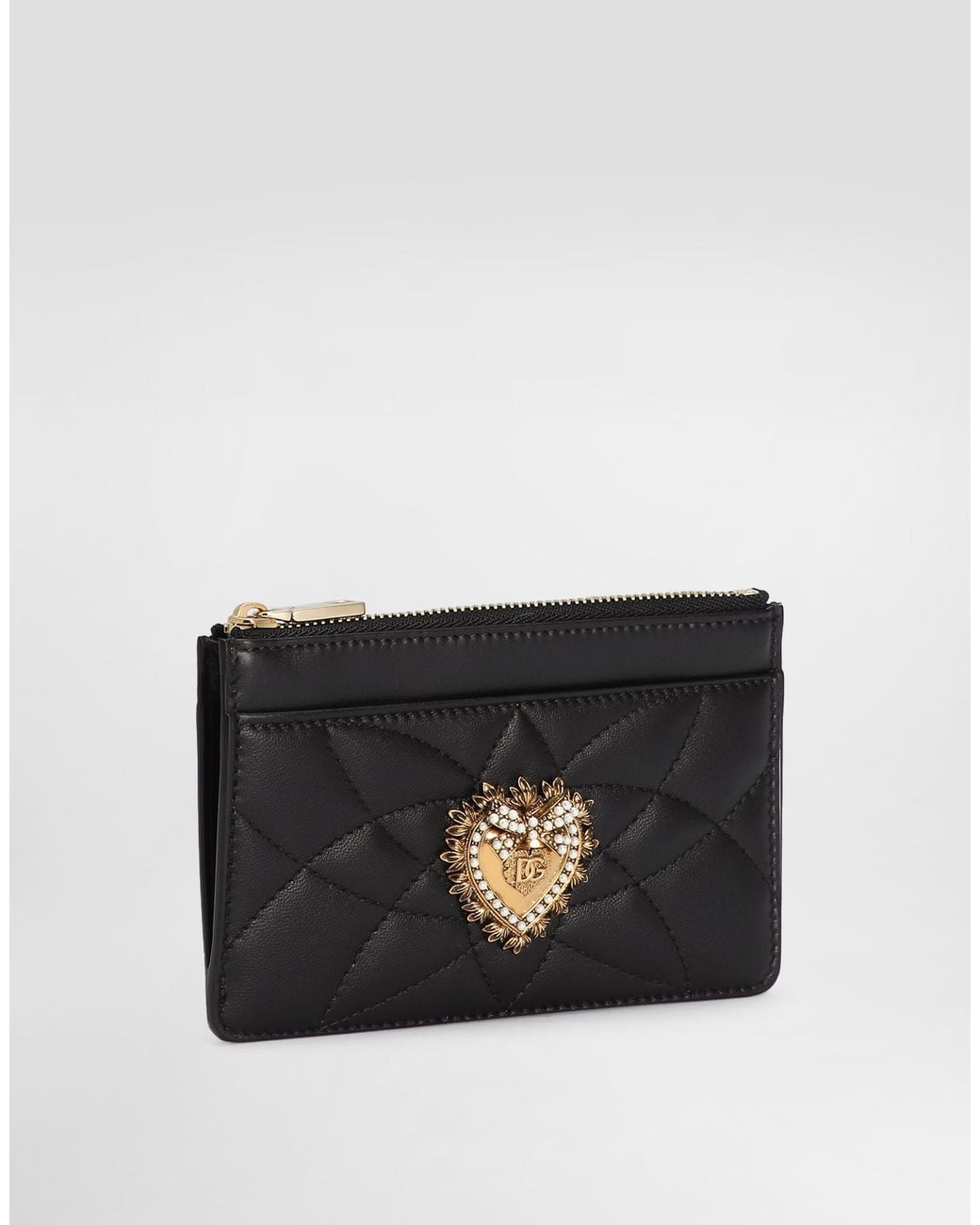 Dolce & Gabbana Black Medium Devotion Card Holder