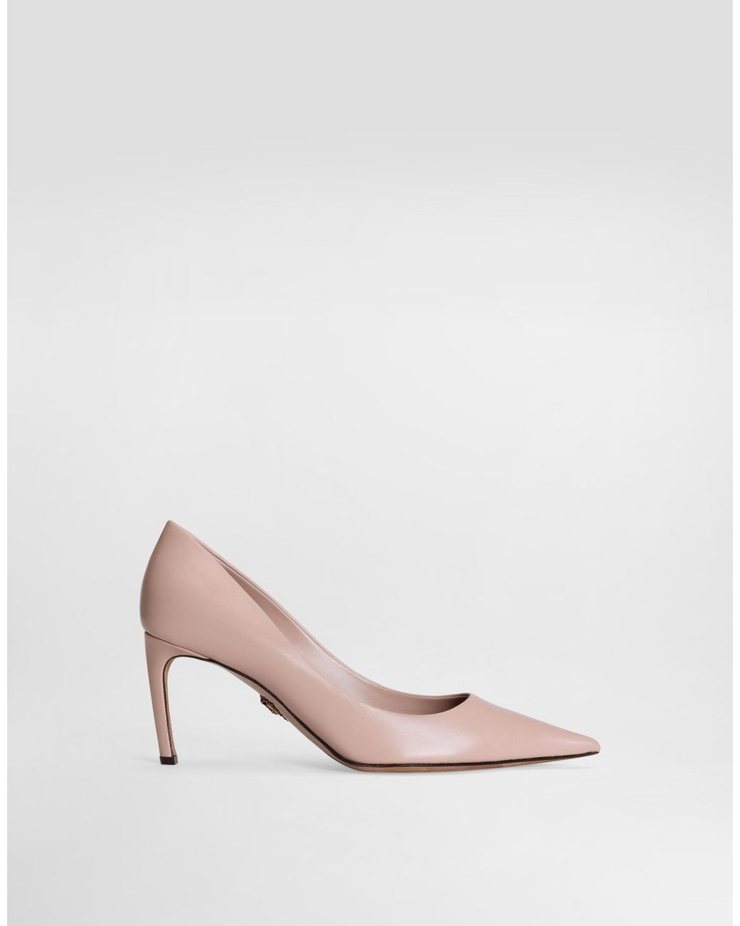 Dolce & Gabbana Pink Polished Goatskin Pumps