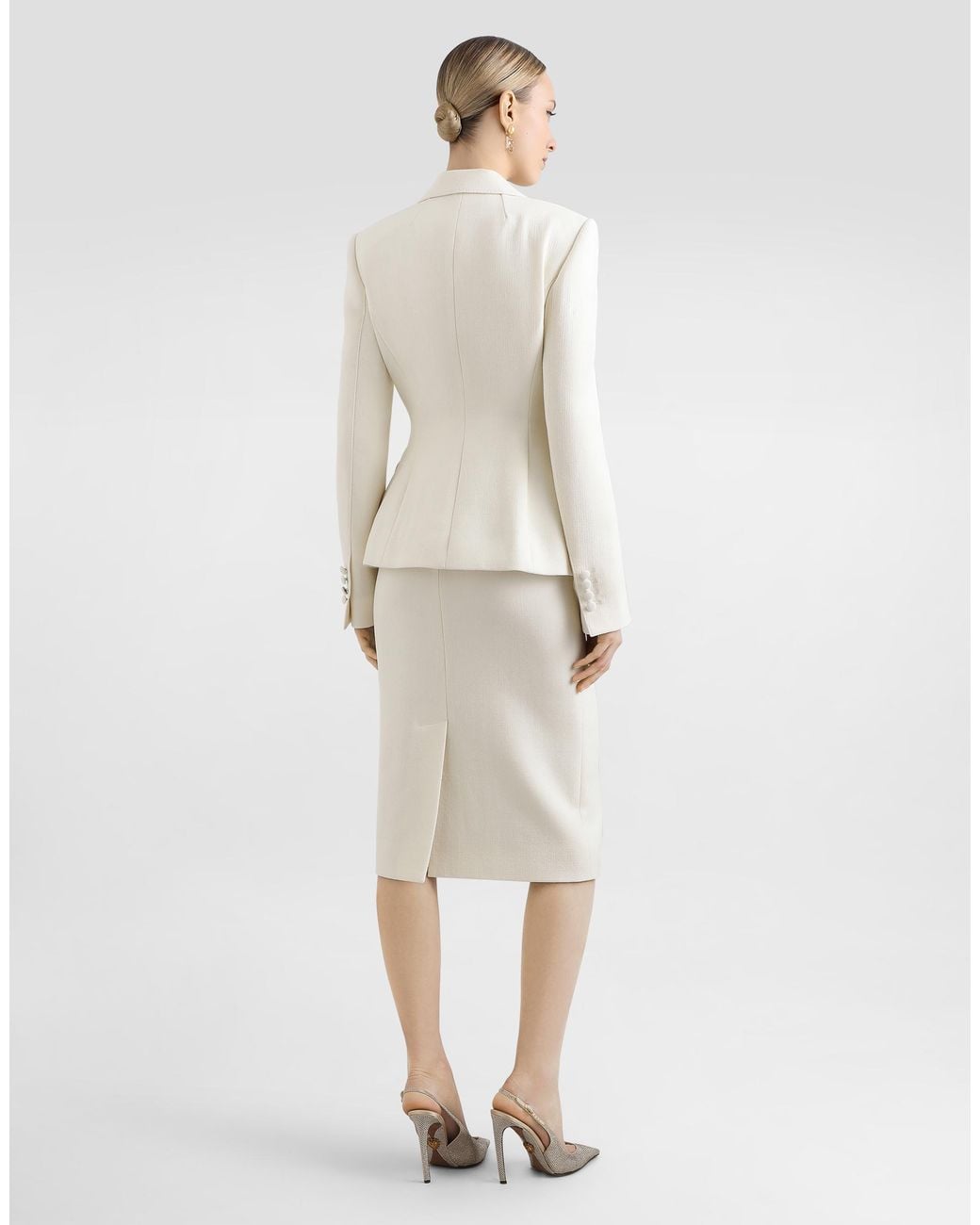 Dolce & Gabbana White Skirt