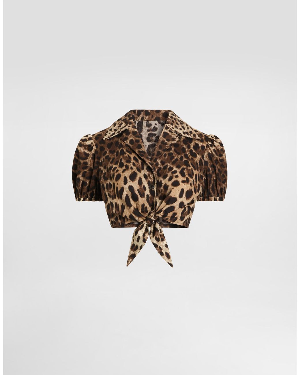Dolce & Gabbana White Leo- Poplin Shirt