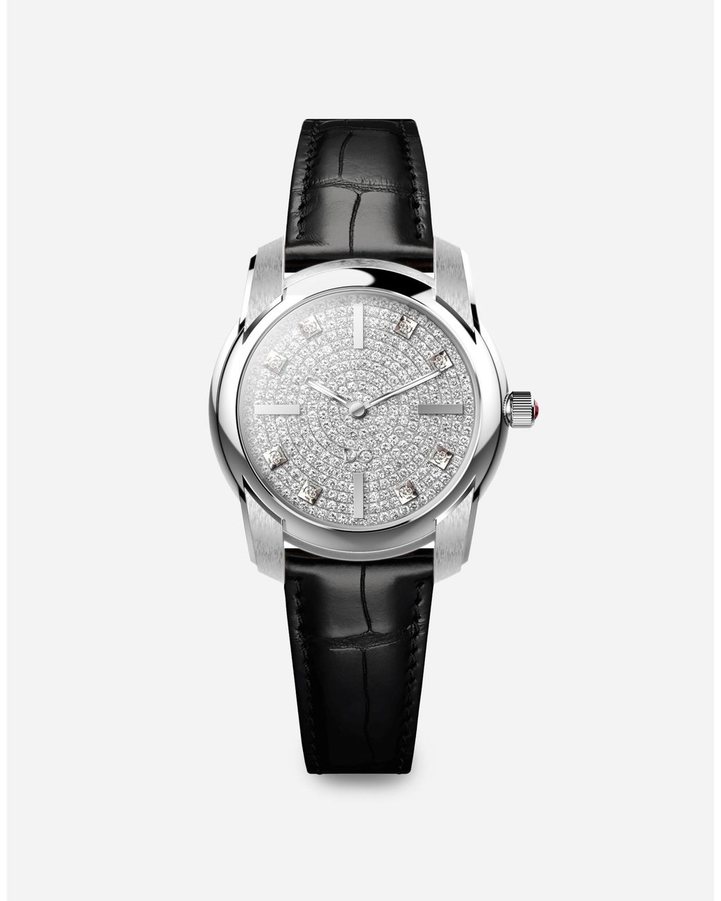 Dolce & Gabbana Gray Dg7 Pavé Watch