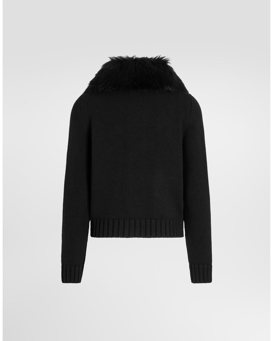 Dolce & Gabbana Black Virgin Wool Jacket for men