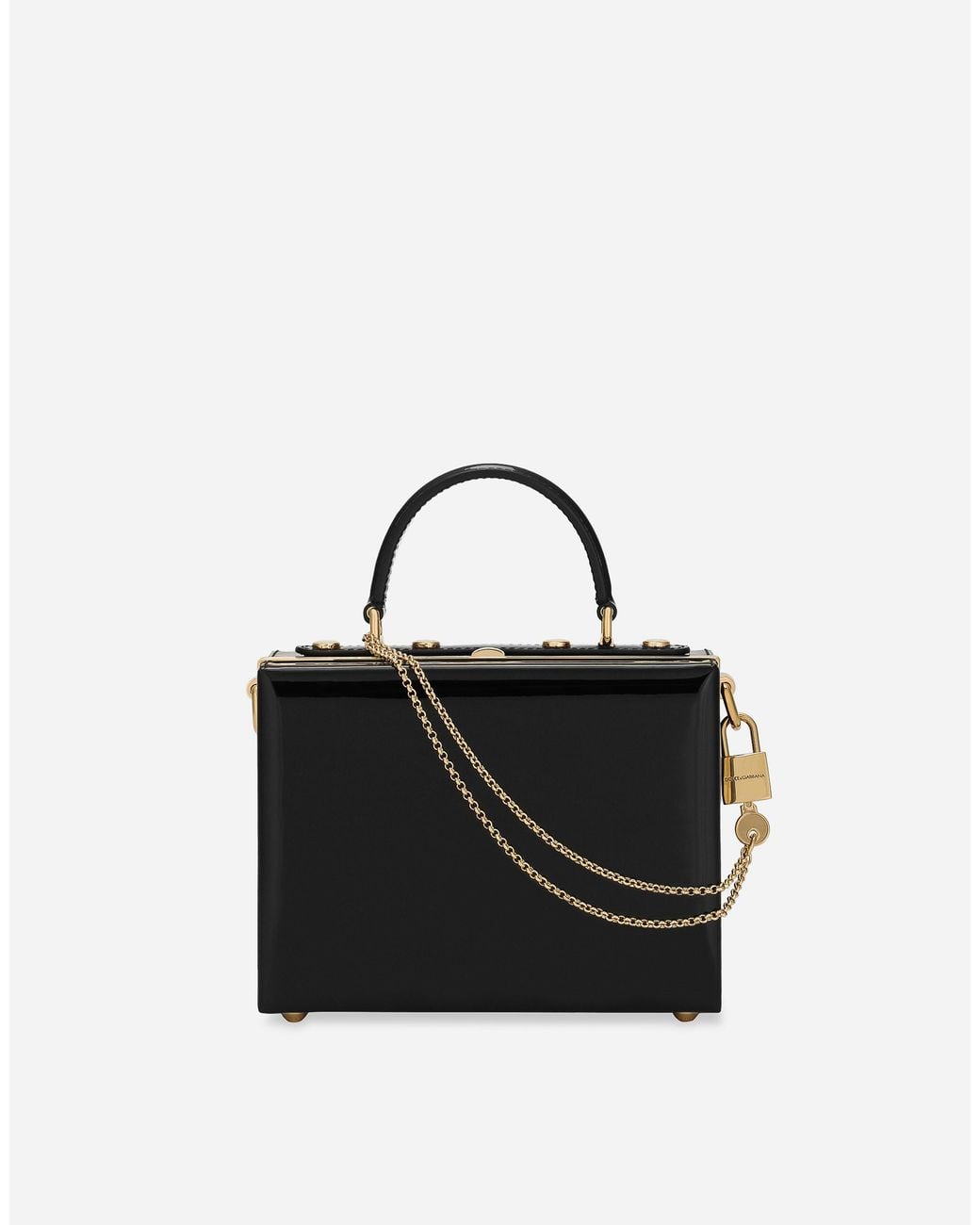 Dolce & Gabbana Black Dolce Box Handbag