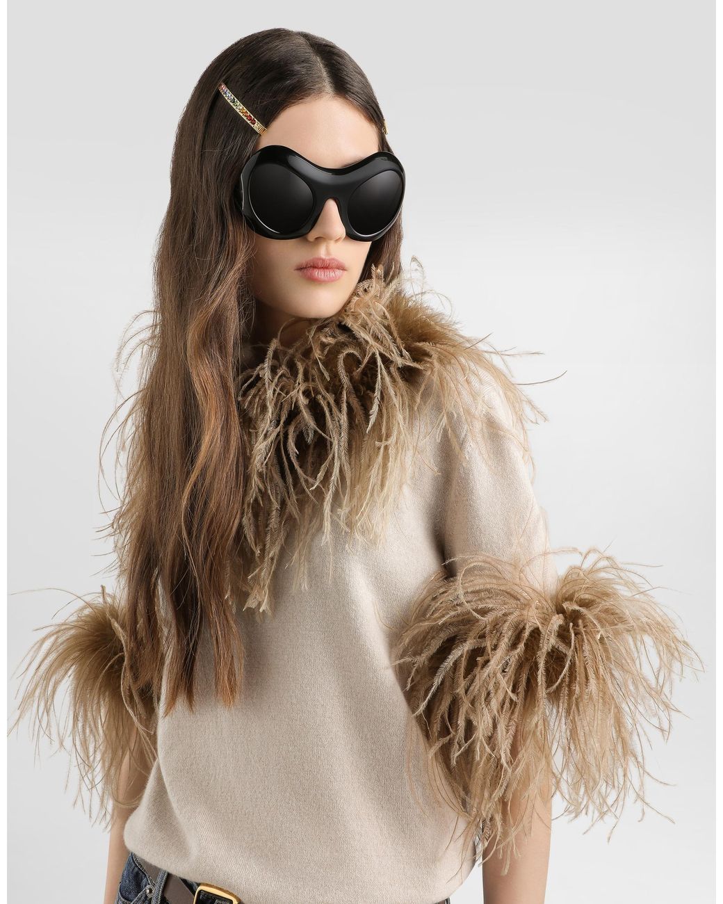Dolce & Gabbana Natural Cashmere Pullover