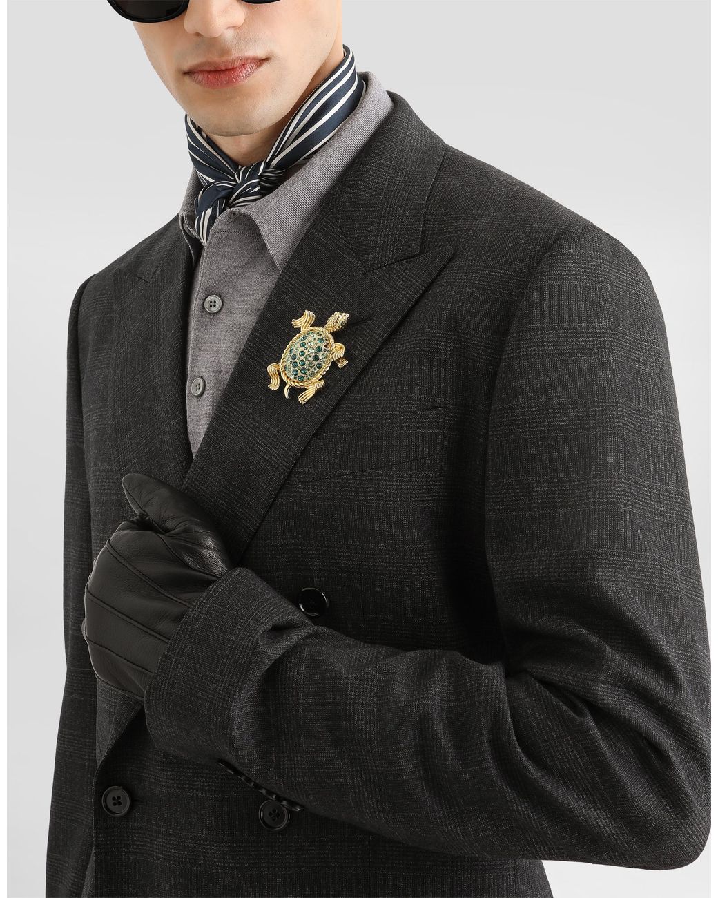 Dolce & Gabbana Black Martini Light Double-Breasted Suit for men