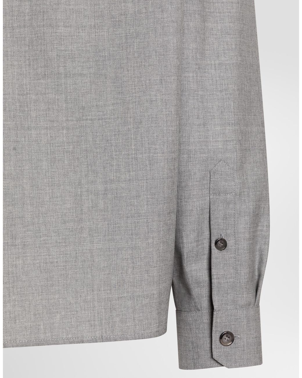 Dolce & Gabbana Gray Wool Shirt for men