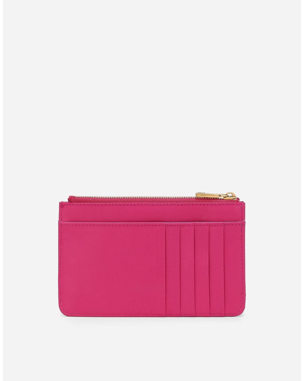 Dolce & Gabbana Pink Medium Devotion Card Holder