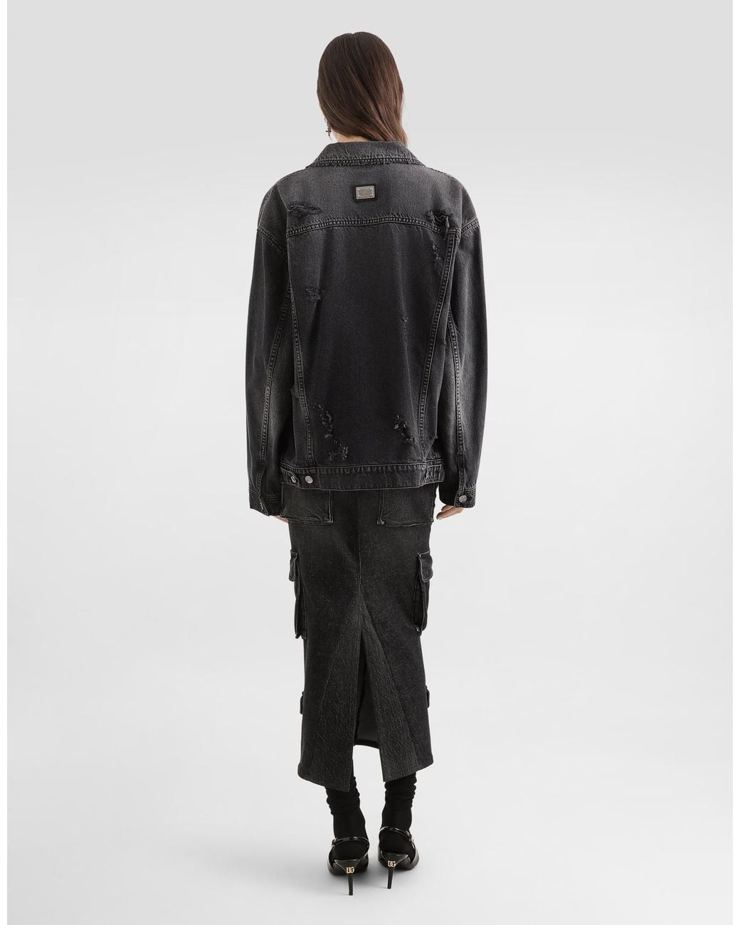 Dolce & Gabbana Black Denim Jacket