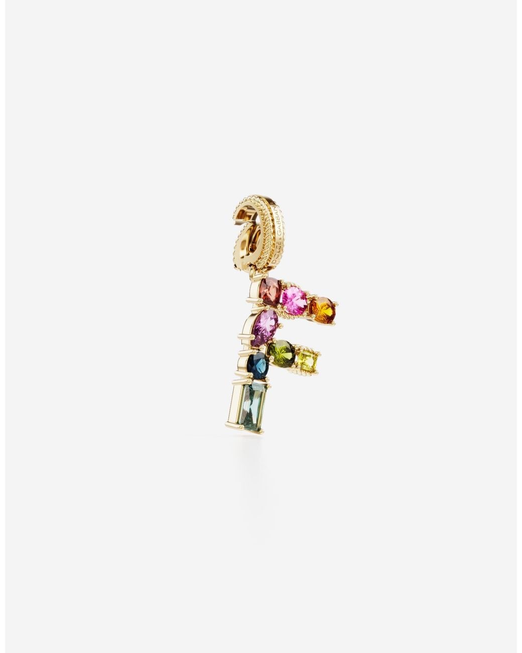 Dolce & Gabbana White Alphabet F Charm