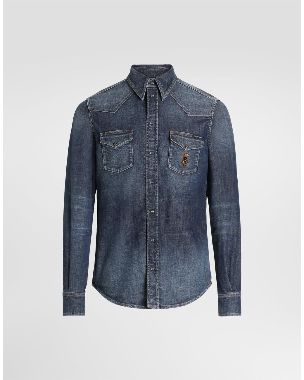 Dolce & Gabbana Blue Shirt for men