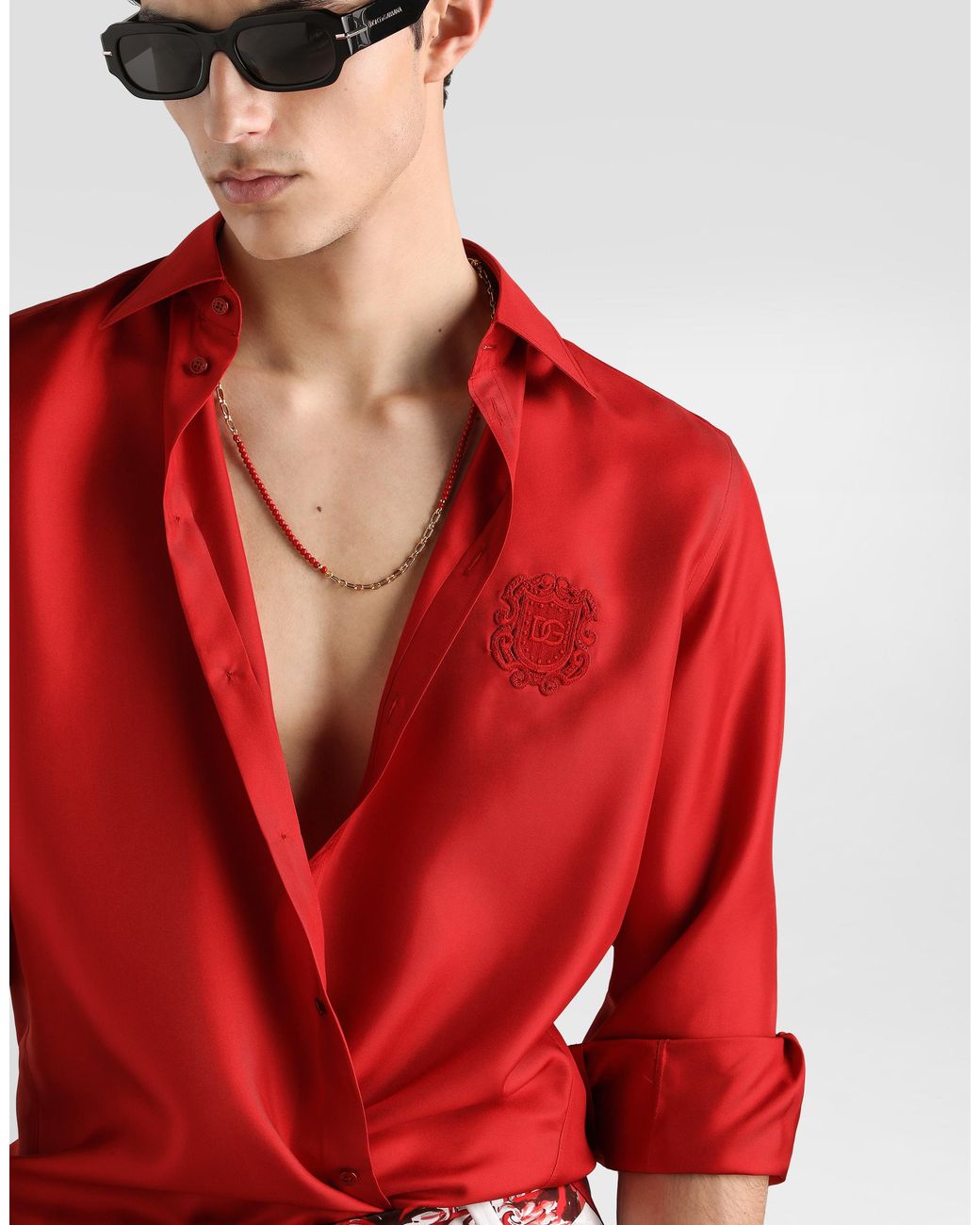 Dolce & Gabbana Red Camicia for men