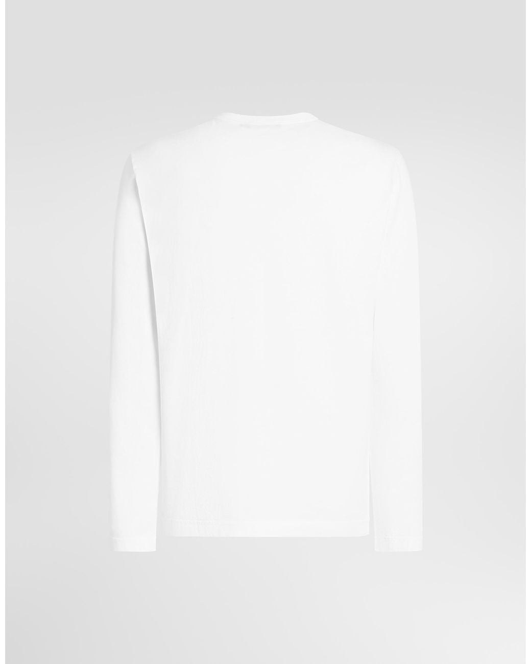 Dolce & Gabbana T-Shirt Aus Jersey in White für Herren