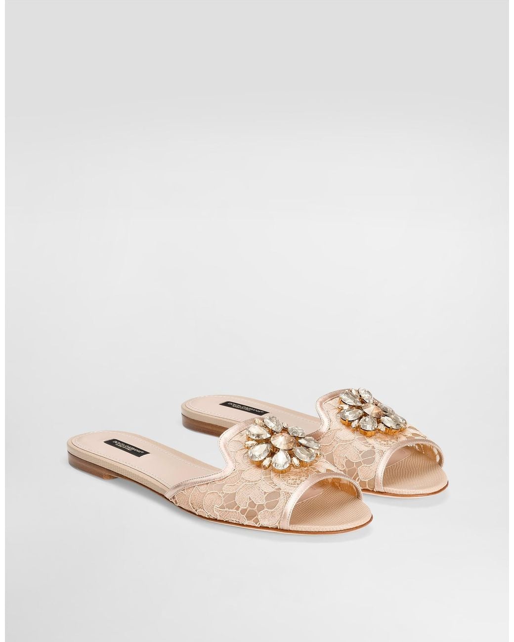 Dolce & Gabbana Pink Ciabatta Flat