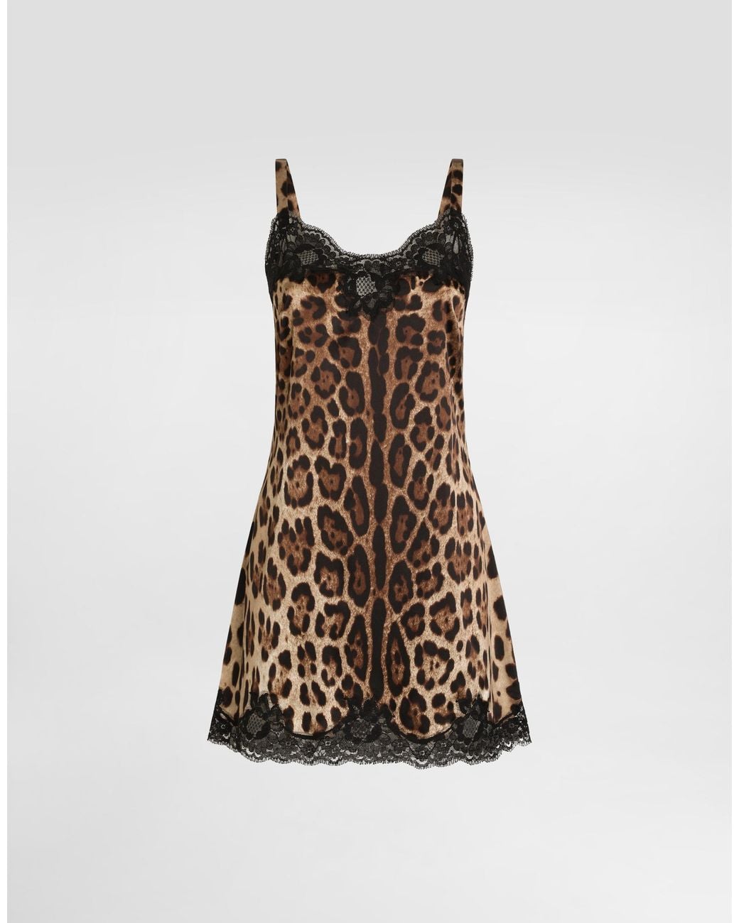 Dolce & Gabbana Brown Sottoveste Corta
