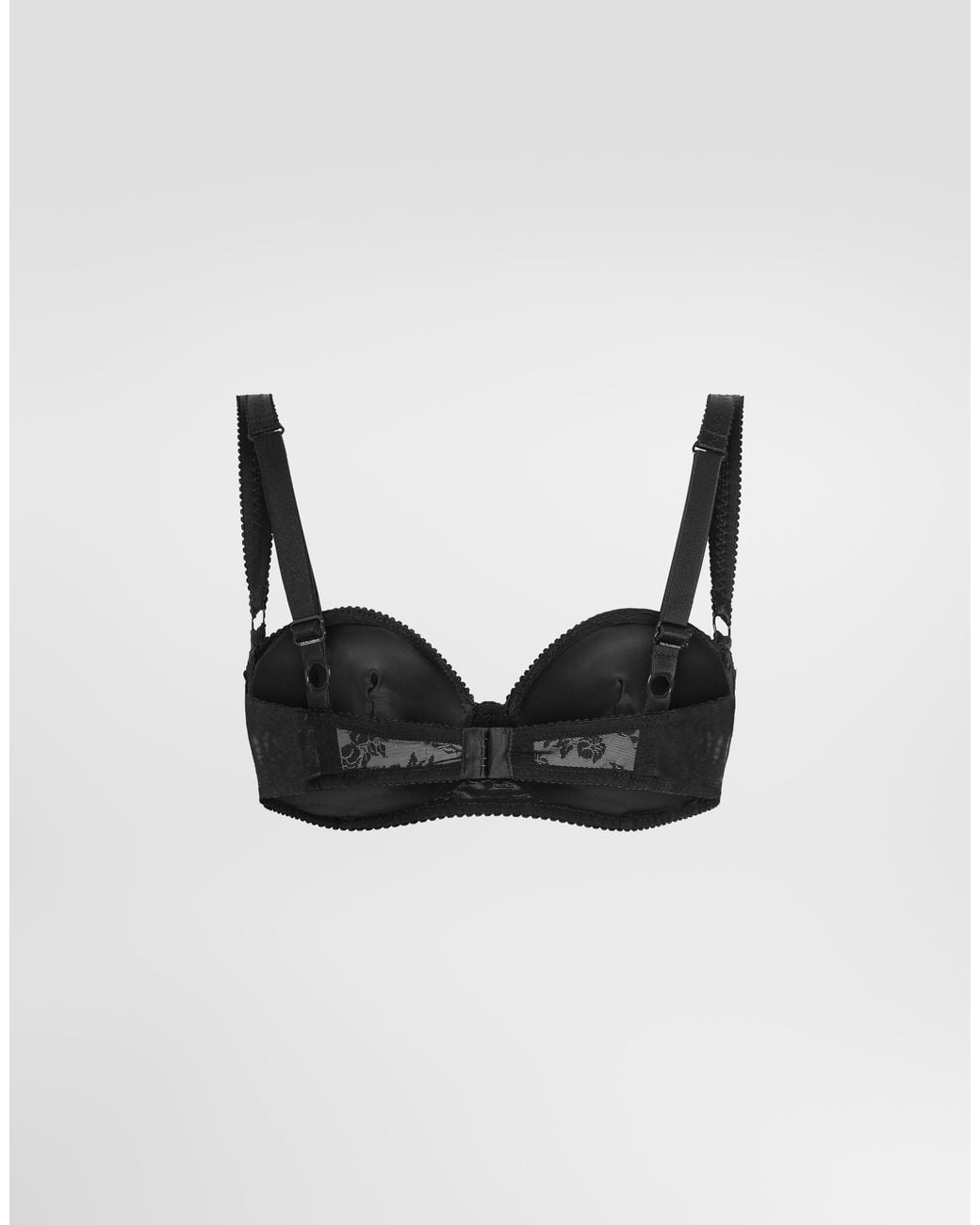 Dolce & Gabbana Black Bra With Padded Cups