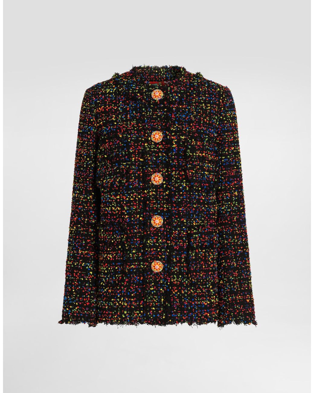 Dolce & Gabbana Black Tweed Jacket
