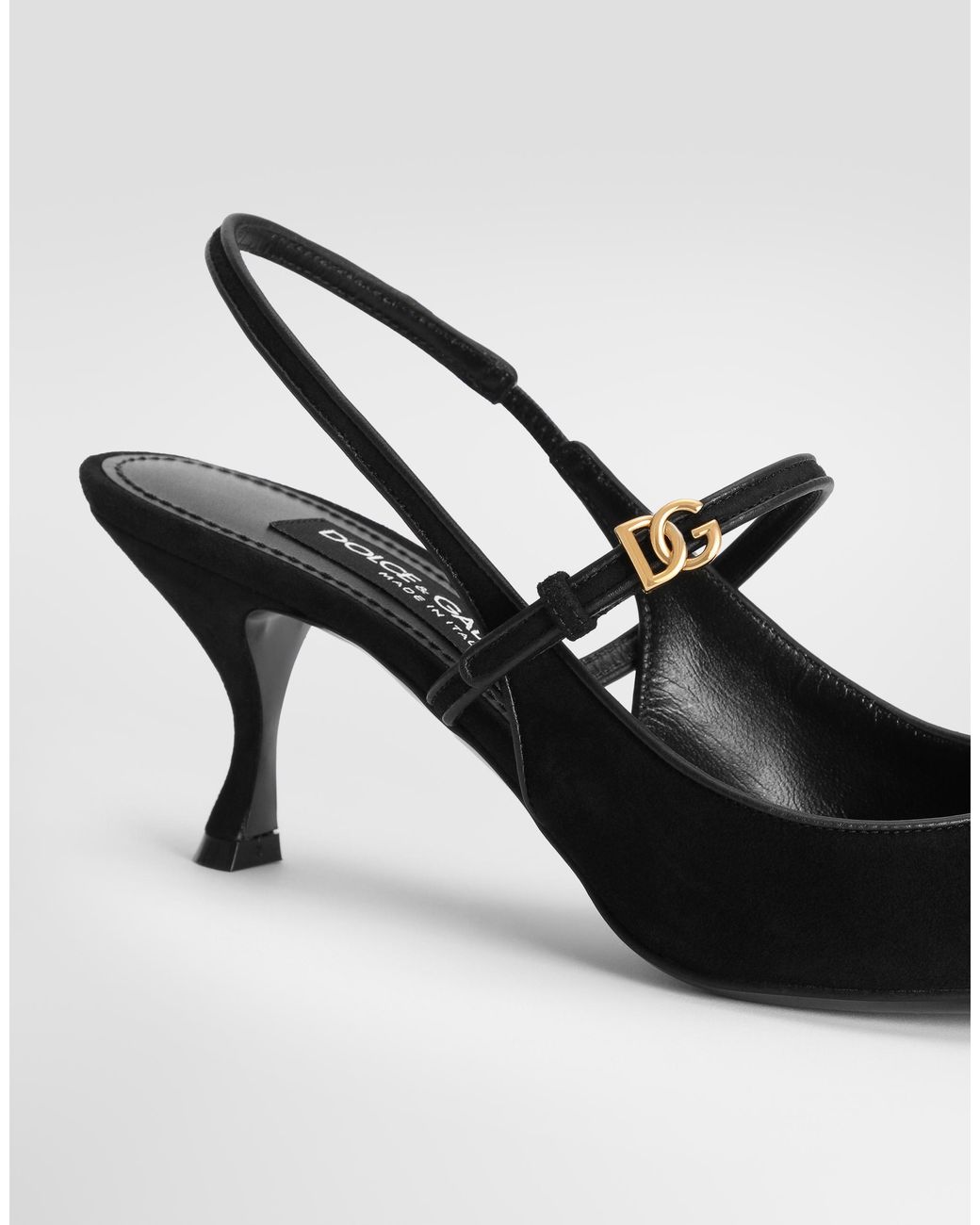 Dolce & Gabbana White Slingback